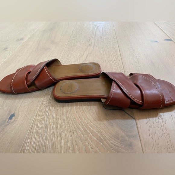 Chloe Tan Sandals - size 9 - Picture 2 of 3